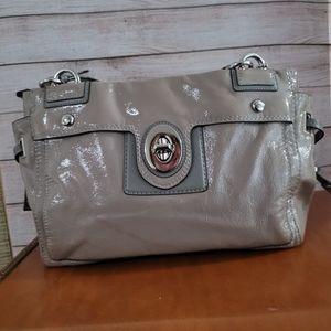 COACH Satchel No B1273-19756M Authentic Chelsea Patent Leather Peyton Carryall